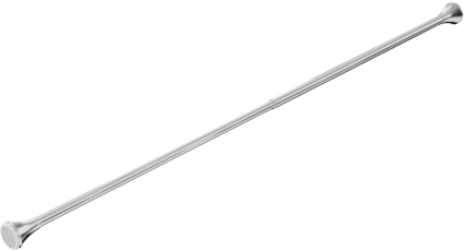 Телескопический карниз Tokito TOK-240CHR 240 см, хром в современном стиле
