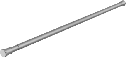 Телескопический карниз Fora FOR-ROD-220IGR 220 см, серый в современном стиле