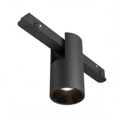 Трековый светодиодный светильник Maytoni Technical Magnetic Exility Alfa TR122-4-7W-DS-B в современном стиле, цвет черный