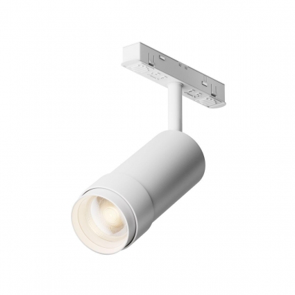 Трековый светодиодный светильник Maytoni Technical Magnetic Exility Focus Zoom TR211-1-12W3K-Z-W в современном стиле, цвет белый