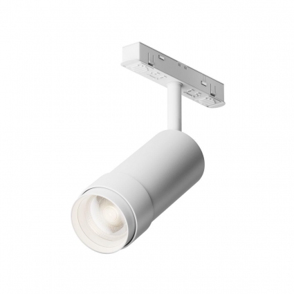 Трековый светодиодный светильник Maytoni Technical Magnetic Exility Focus Zoom TR211-1-12W4K-Z-W в современном стиле, цвет белый