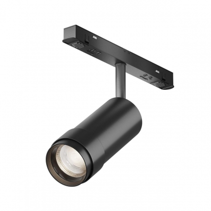 Трековый светодиодный светильник Maytoni Technical Magnetic Exility Focus Zoom TR212-1-12WTW-DS-Z-B в современном стиле, цвет черный