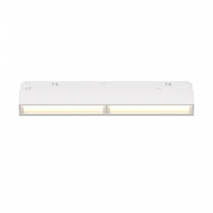 Трековый светодиодный светильник Maytoni Technical Magnetic Exility Parete TR106-2-12W3K-W в современном стиле, цвет белый