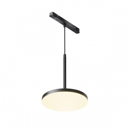 Трековый светодиодный светильник Maytoni Technical Magnetic Exility Plato TR123-2-15W3K-B в современном стиле, цвет опал