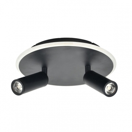 Потолочный светодиодный светильник Escada 20046SMA/02LED BK в стиле Хай-тек, цвет черный