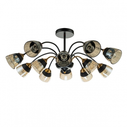 Потолочная люстра Escada Bouquet 1148/12P цвет черный, мощность 480 Вт