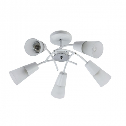 Потолочная люстра Escada Calla 1109/5P White цвет белый, мощность 200 Вт