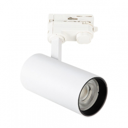 Трековый светодиодный светильник Uniel ULB-T55-20W/4000K White UL-00011201 в современном стиле, цвет белый