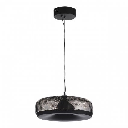 Подвесной светодиодный светильник ST Luce Ripple SL6014.403.01 в стиле модерн, цвет черный