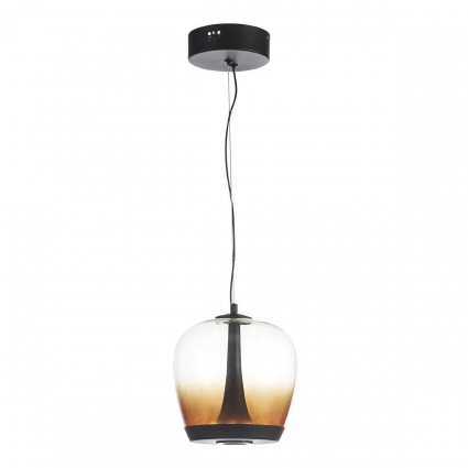 Подвесной светодиодный светильник ST Luce Ripple SL6014.413.01 в стиле модерн, цвет черный