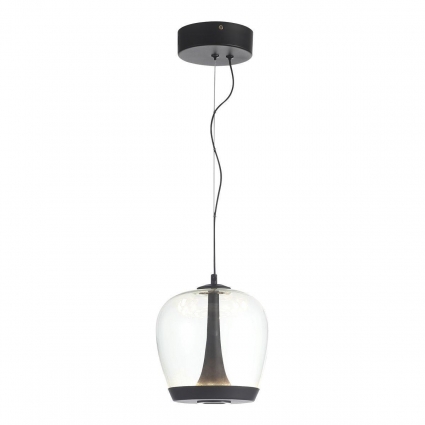 Подвесной светодиодный светильник ST Luce Ripple SL6014.423.01 в стиле модерн, цвет черный