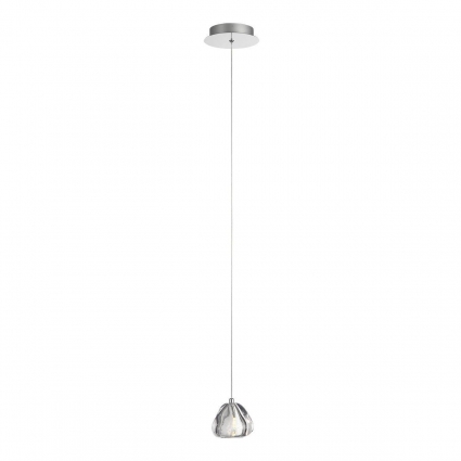 Подвесной светодиодный светильник ST Luce Waterfall SL6017.101.01 в стиле модерн, цвет хром