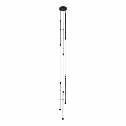 Подвесная светодиодная люстра ST Luce Minimalism SL6132.405.45 цвет черный, мощность 15 Вт