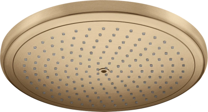 Верхний душ Hansgrohe Croma 280 1jet 26220140 матовая бронза штанга 5.9 см, размер 21.7 см