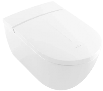 Унитаз подвесной Villeroy & Boch Viclean I200 альпийский белый, с функцией биде, 38.5x59.5 см