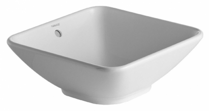 Рукомойник Duravit Bacino 0333420000 цвет белый, на столешницу, квадратная