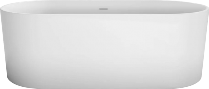 Акриловая ванна BelBagno BB705-1800-800 180x80 см, отдельностоящая, овальная, с ножками, со сливом-переливом, с донным клапаном, объем 320 л.