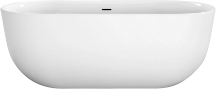 Акриловая ванна BelBagno BB706-1700-770 170x75 см, отдельностоящая, овальная, со сливом-переливом, с донным клапаном, объем 271 л.