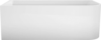 Акриловая ванна BelBagno BB712-1700-730-L 170x75 см, с ножками, со сливом-переливом, с донным клапаном, асимметричная, пристенная, объем 266 л.