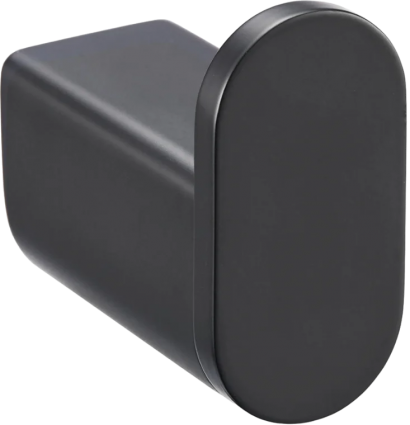 Крючок Milacio Ultra MCU.960.MB матовый черный в современном стиле