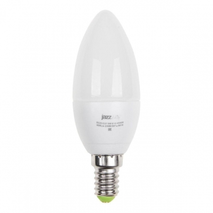 Лампа светодиодная Jazzway E14 5W 4000K матовая 1036865A цвет матовый