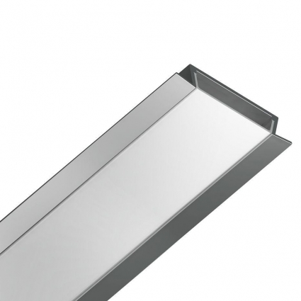 Ambrella light Встраиваемый профиль с рассеивателем Ambrella Illumination GP1100AL, цвет серебро
