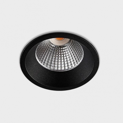 Встраиваемый светодиодный светильник Italline IT08-8035 black 3000K в современном стиле, цвет черный