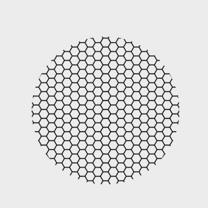 Сотовый фильтр Italline Honeycomb IT08-8039 в современном стиле, цвет черный