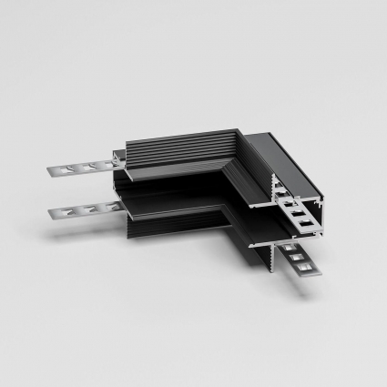 Коннектор L-образный внутренний Elektrostandard Slim Magnetic 85212/00 a067498 в современном стиле, цвет черный