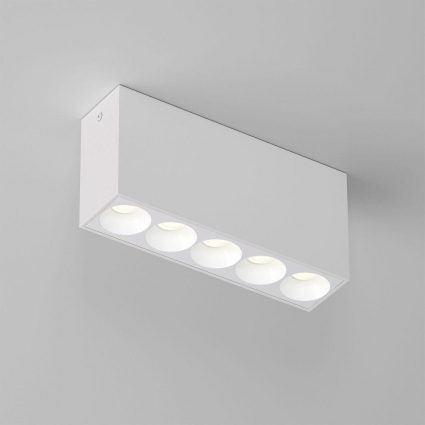 Потолочный светодиодный светильник Elektrostandard Block 25108/LED a066992 в современном стиле, цвет белый