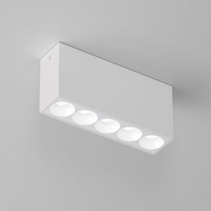 Потолочный светодиодный светильник Elektrostandard Block 25108/LED a066991 в современном стиле, цвет белый