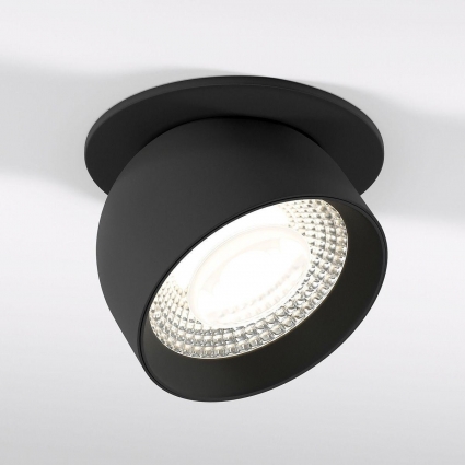 Встраиваемый светодиодный спот Elektrostandard Uno 25092/LED a065455 в современном стиле, цвет черный