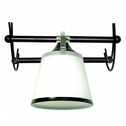 Бра IMEX MD.3135-1-W WENGE+CH в стиле модерн, мощность 60 Вт