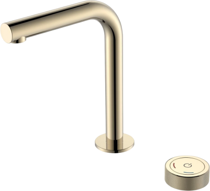 Смеситель для раковины Boheme Tech 158-G золото длина излива 14 см