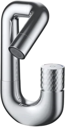 Смеситель для раковины Iddis Twist TWISBBTi01 хром длина излива 7.5 см