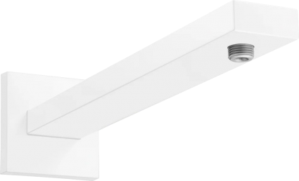 Кронштейн для верхнего душа Hansgrohe Square 27694700 38,9 см, матовый белый в современном стиле