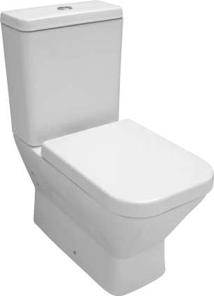 Унитаз-компакт Serel Friendly DG02SL с микролифтом, белый, 35.5x66.5 см