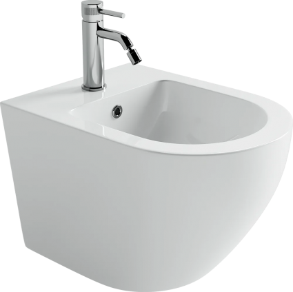 Биде подвесное Ceramica Nova Uno CN11002 белое цвет белый, овальное