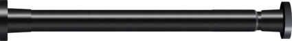 Телескопический карниз Carnation Home Fashions Boho Black 110-200 см черный,  в современном стиле