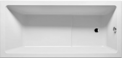 Акриловая ванна Riho Lusso Plus B006001005 без опоры 170x80 см прямоугольная, объем 295 л.