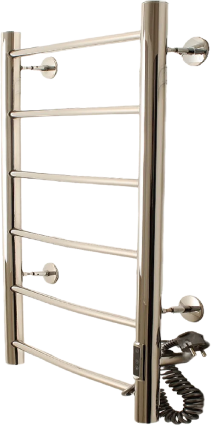 Полотенцесушитель электрический Domoterm Классик DMT 109-6 50х80, хром, R, лесенка