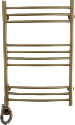 Полотенцесушитель электрический Domoterm Калипсо П10 50x80, левый, бронза, лесенка