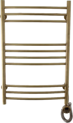 Полотенцесушитель электрический Domoterm Калипсо П10 50x80, правый, бронза, лесенка