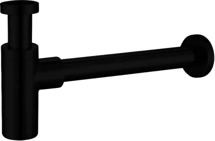 Сифон для раковины Haiba HB80-7 черный матовый выпуск боковой