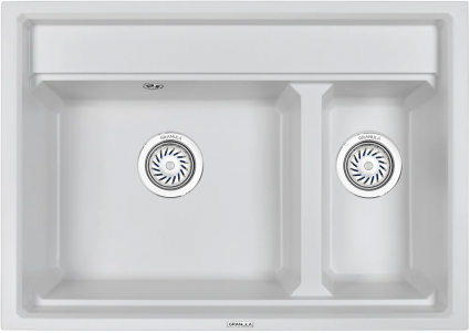 Мойка кухонная Granula Kitchen Space KS-7302 арктик матовая, прямоугольная, 73x51 см