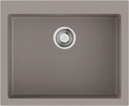 Мойка кухонная Omoikiri Bosen 57A-GR leningrad grey матовая, прямоугольная, 57x50 см