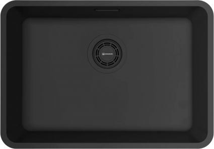 Мойка кухонная Omoikiri Omi 53-U/I Ultra Mini-GB графит матовая, прямоугольная, 53x37 см