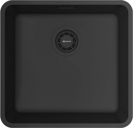 Мойка кухонная Omoikiri Omi 43-U/I Ultra-GB графит матовая, прямоугольная, 43x41.5 см