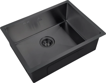 Мойка кухонная Zorg Steel Hummer SH 5844 GRAFIT матовая, прямоугольная, 58x44 см