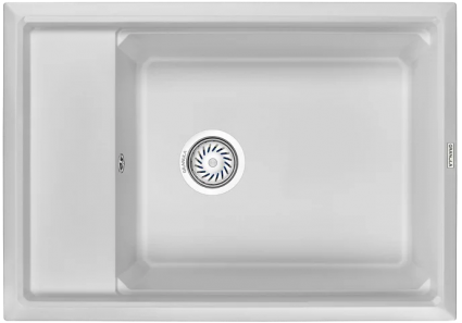 Мойка кухонная Granula Kitchen Space KS-7305 арктик матовая, прямоугольная, 73x51 см